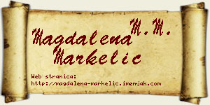 Magdalena Markelić vizit kartica